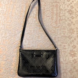 Kate spade black patent Crossbody bag